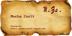 Mucha Zsolt névjegykártya
